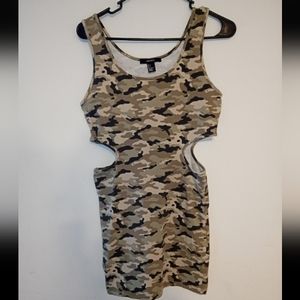Forever 21 camo dress